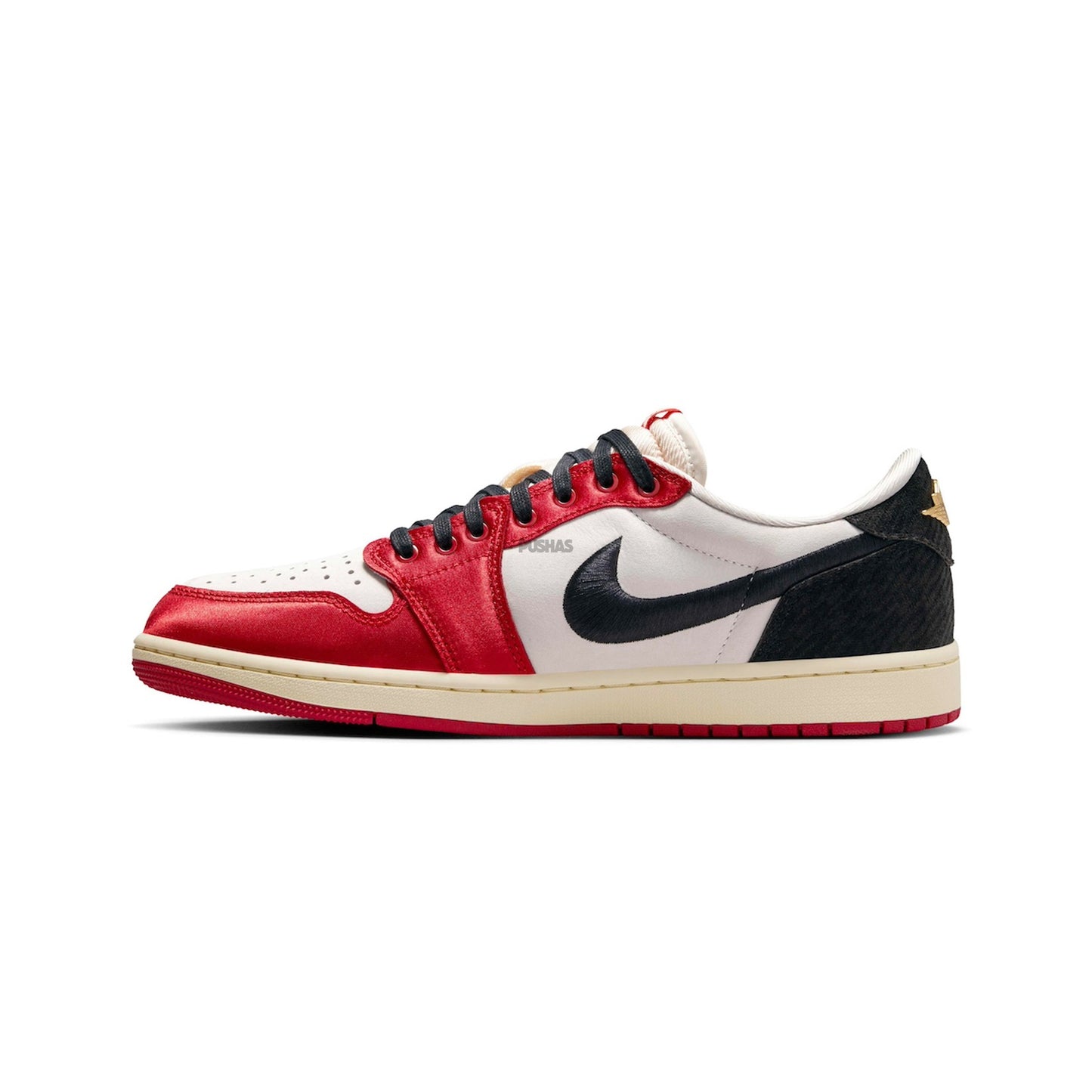 Air Jordan 1 Low OG x Trophy Room 'Sail/Black/Varsity Red' (2024)