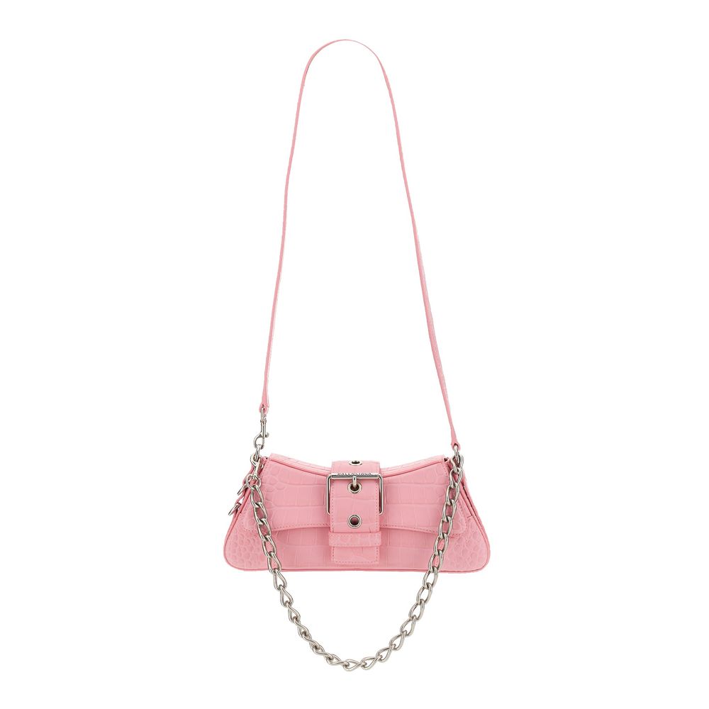 Balenciaga Soft Leather Flap Bag 'Pink'