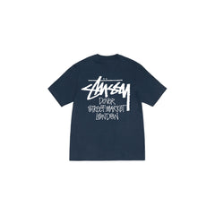 Stussy x Dover Street Market T-shirt 'Navy' (2021)