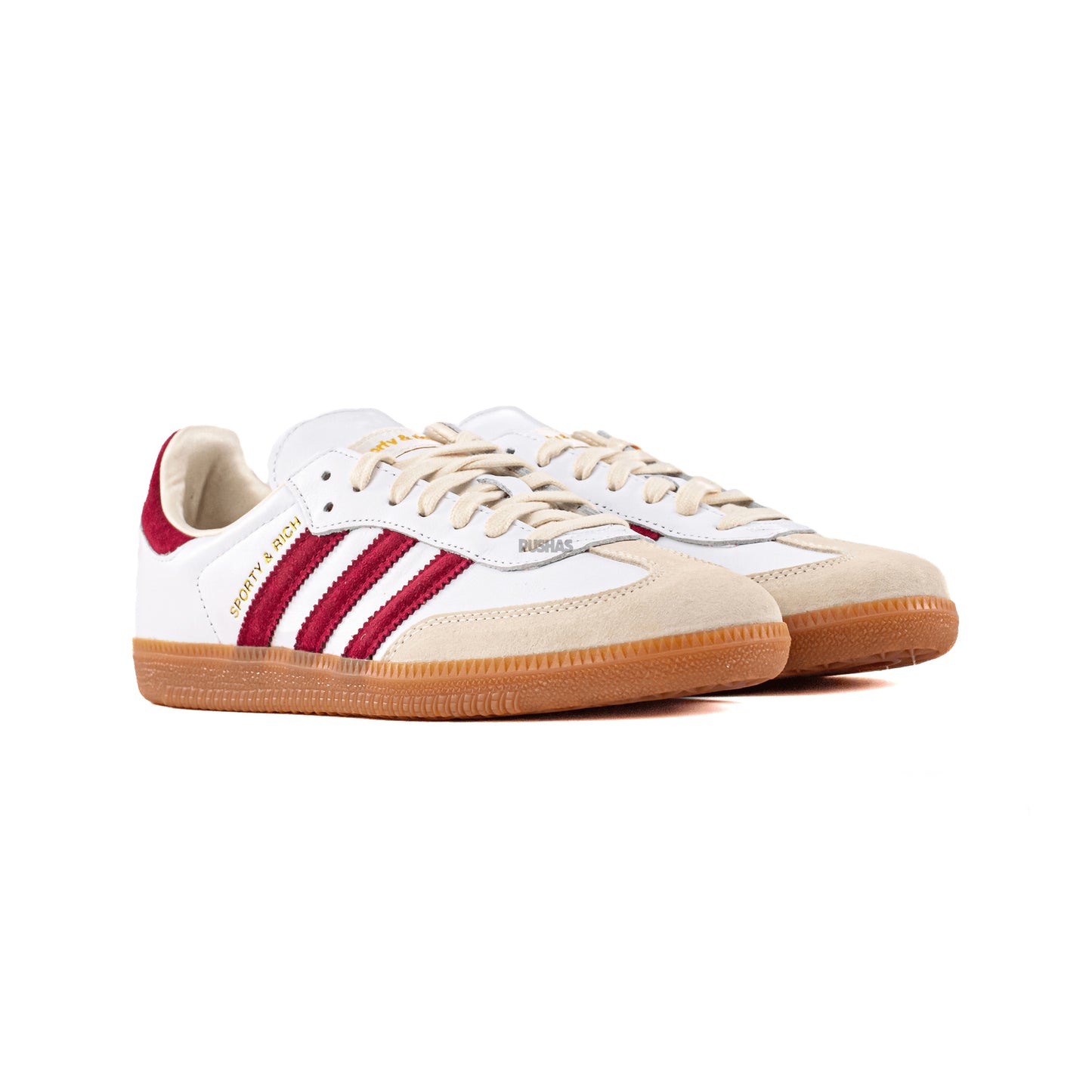 Adidas Samba 'Sporty & Rich White Collegiate Burgundy' (2023)