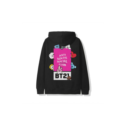 Anti Social Social Club x BT21 Madhouse Hoodie 'Black'