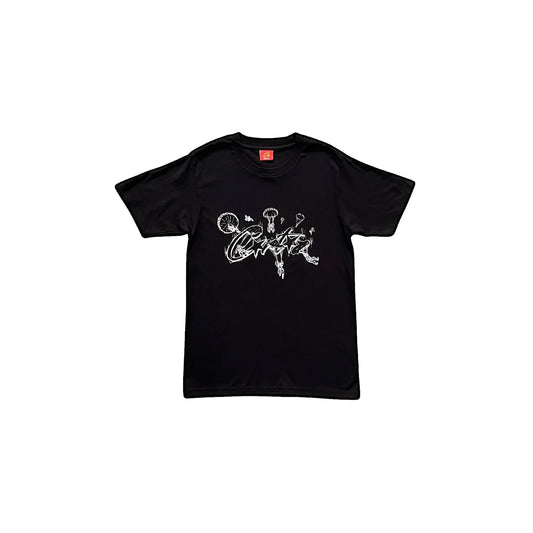 Corteiz Allstarz Skydiver Tee 'Black'