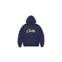 Corteiz Satin Applique Allstarz Hoodie 'Navy'