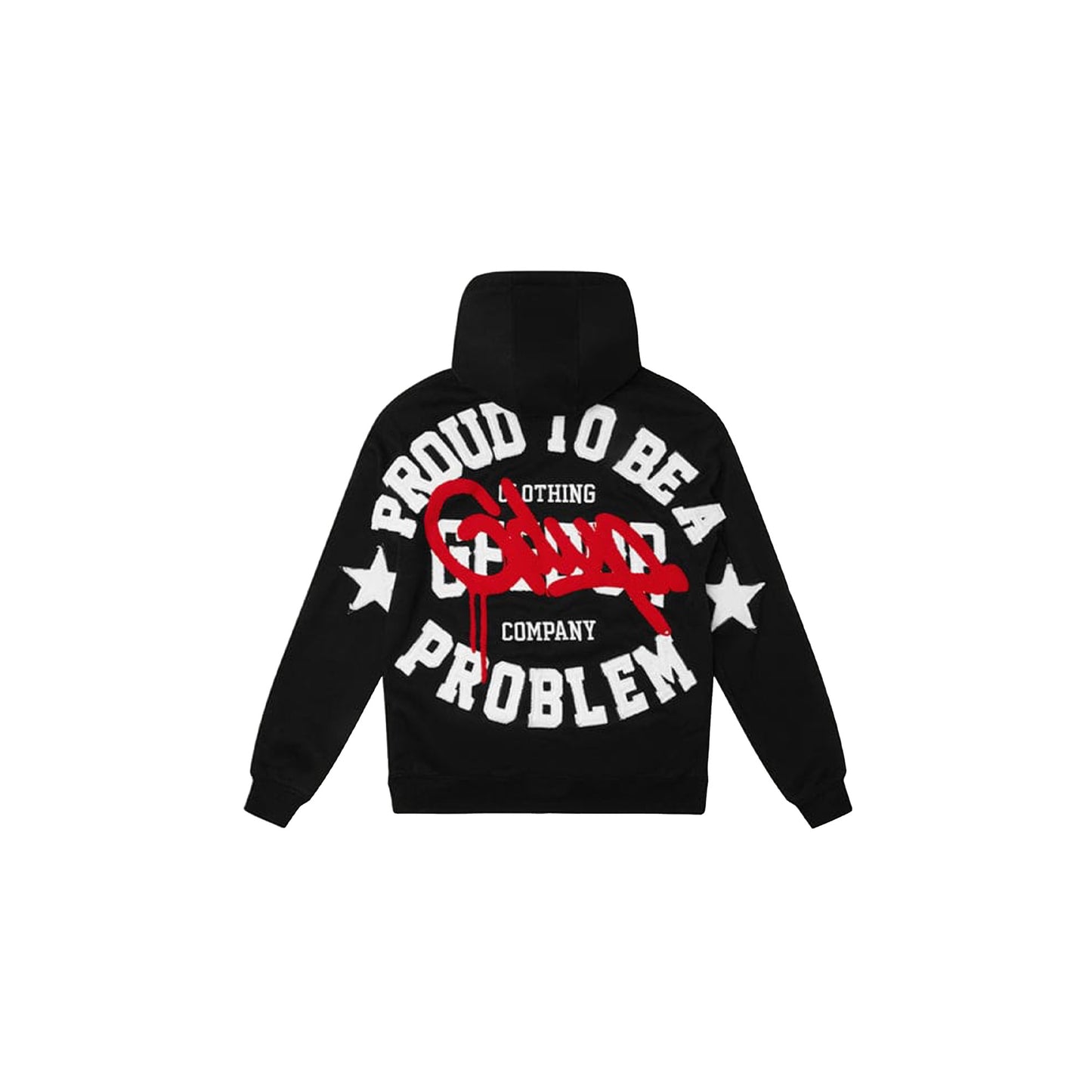 Geedup Proud To Be A Problem Hoodie 'Black / Red' (2024)