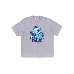 BAPE-Flora-Big-Ape-Head-Relaxed-Fit-Tee-Grey