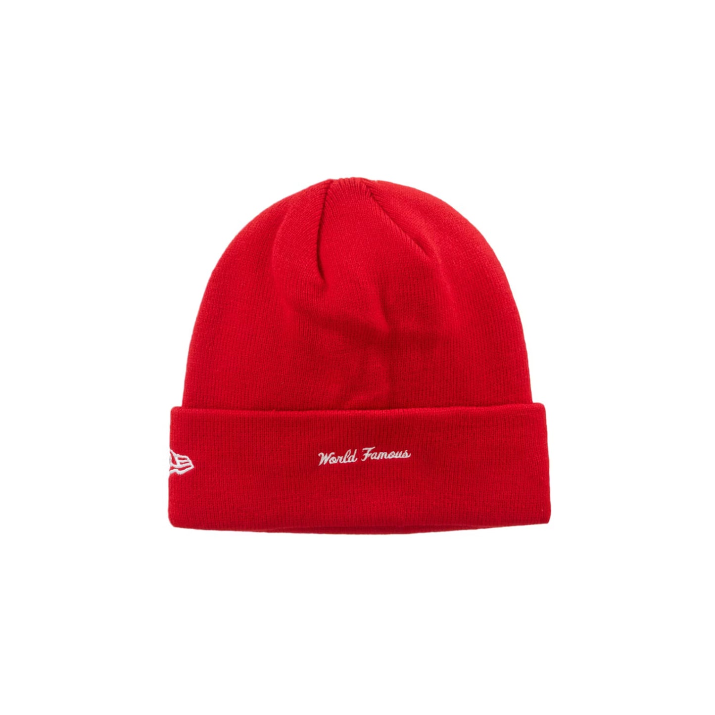 Supreme New Era Box Logo Beanie 'Red' (2023)