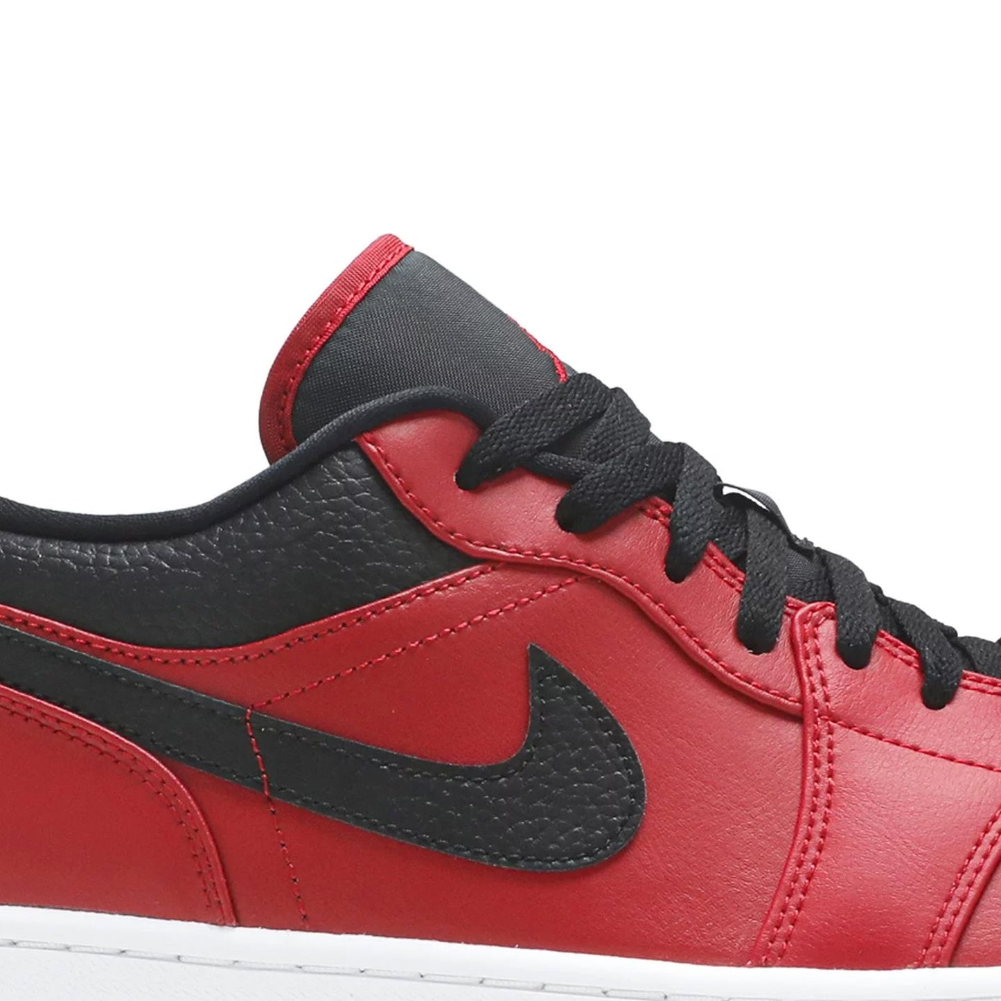 Air Jordan 1 Low 'Reverse Bred Pebbled Swoosh' (2021)