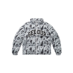 Geedup Play For Keeps Static Puffer Jacket 'Multi Black / Grey' (2024)