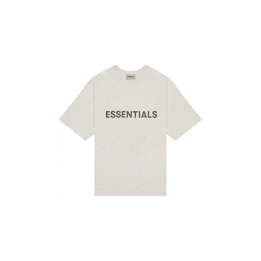 Fear of God Essentials Boxy Applique Logo T-Shirt 'Oatmeal' (2020)