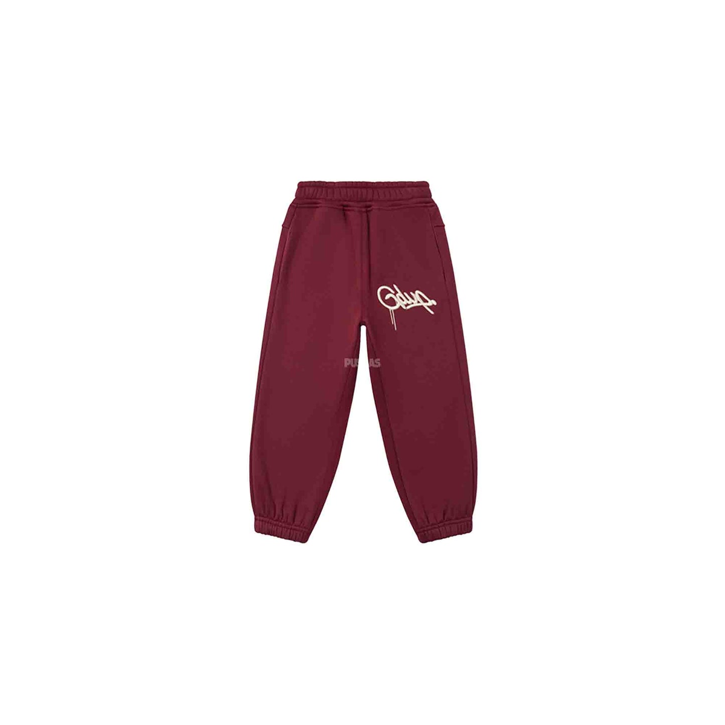 Geedup Handstyle Logo Trackpants 'Maroon / Cream' (2024)