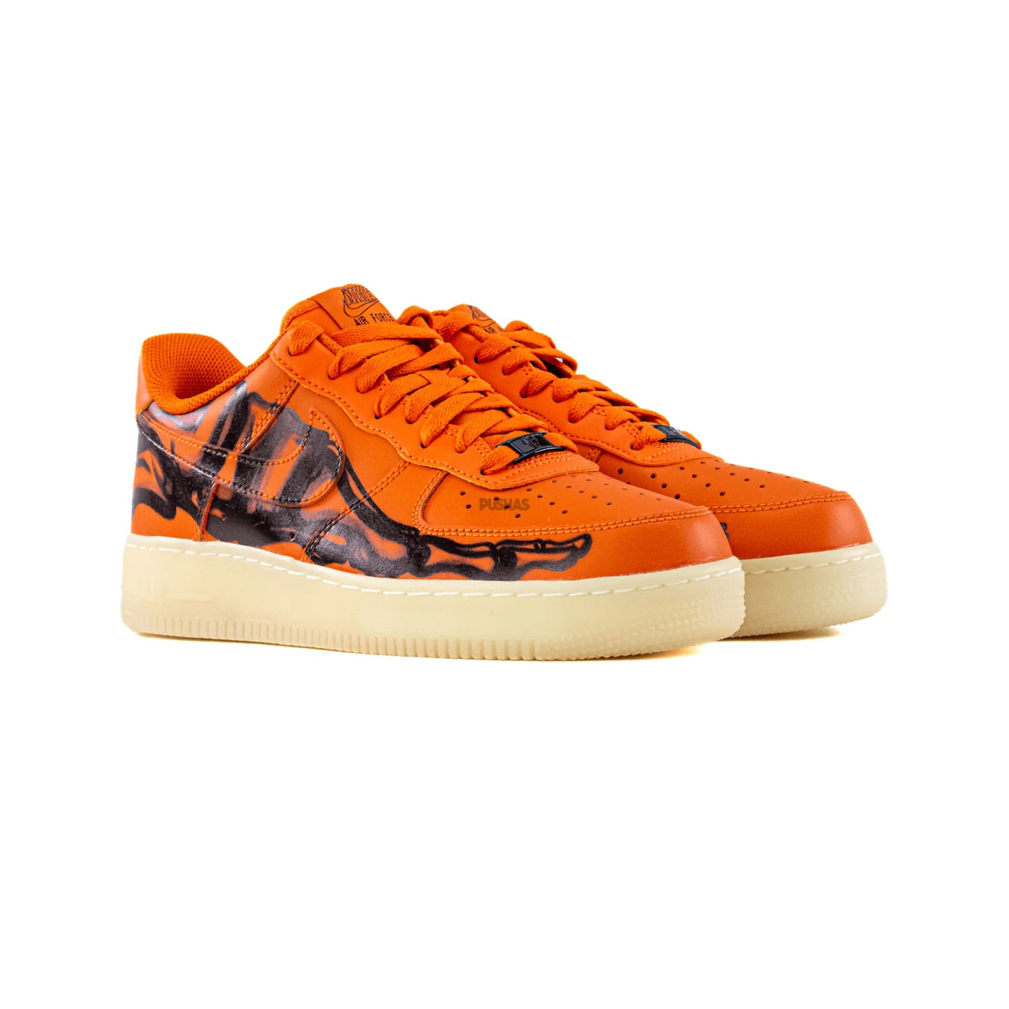 Nike Air Force 1 Low 'Orange Skeleton Halloween' (2020)