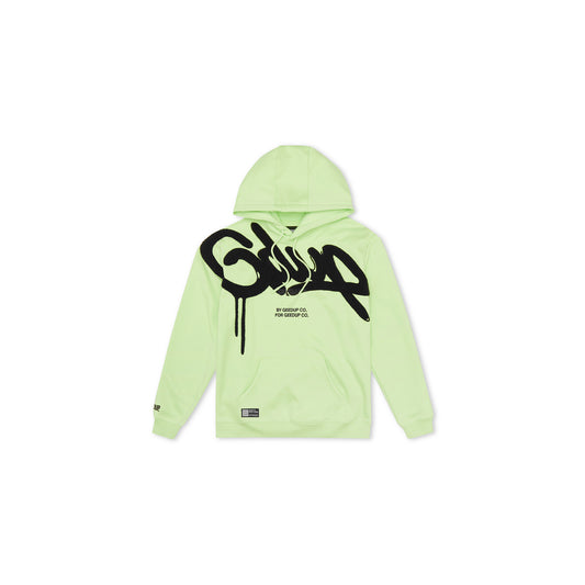 Geedup Handstyle Hoodie 'Pastel Green Black' (2022)