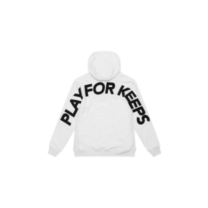 Geedup Play For Keeps Hoodie 'White Marle / Black' (2022)