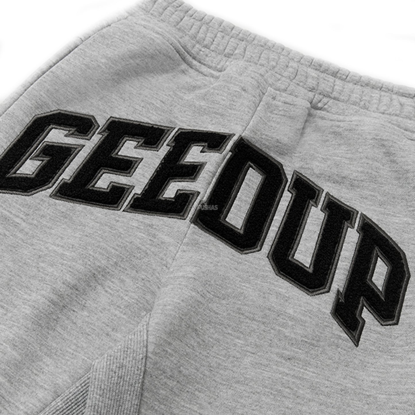 Geedup Team Logo Kids Tracksuit 'Grey/Black' (2023)