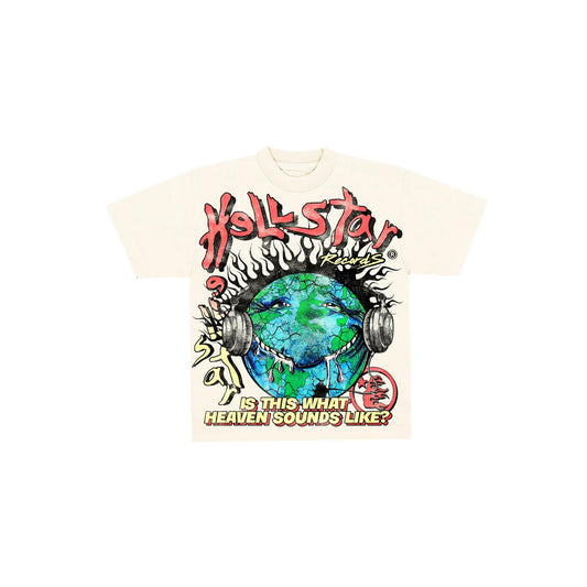 HELLSTAR Heaven On Earth Tee 'Off White'