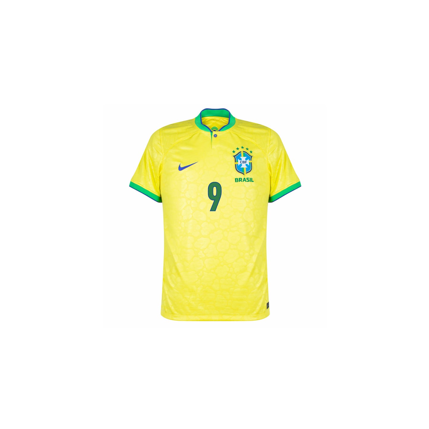 Nike Brazil 1998 Reissue Ronaldo Soccer Jersey 'Yellow Green'