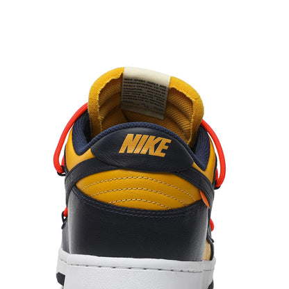 Dunk Low x Off-White - University Gold Midnight Navy (New)