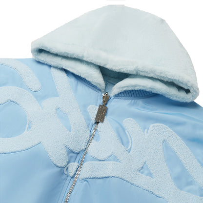 Geedup Handstyle / Team Logo Fur Jacket 'Light Blue' (2024)