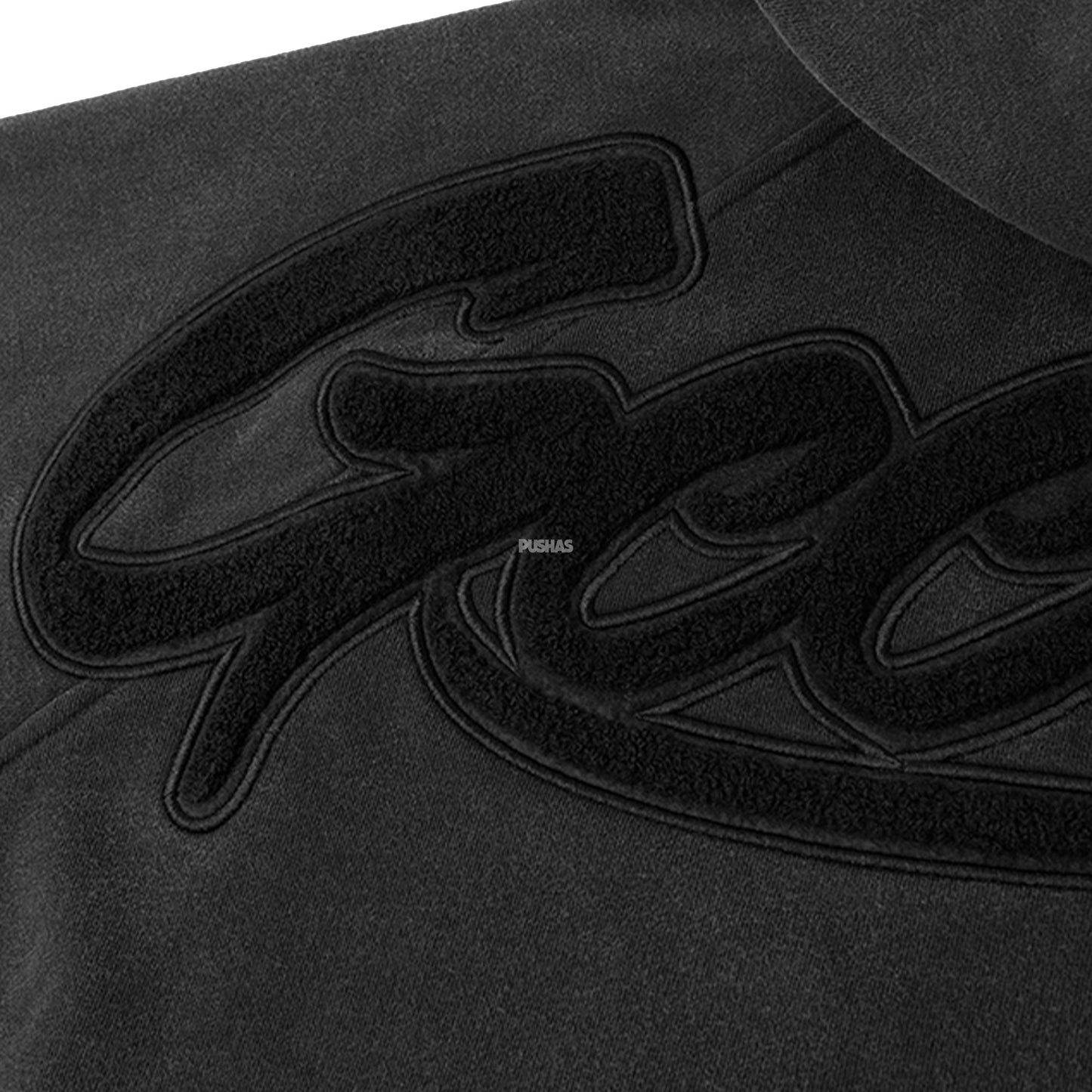 Geedup OS Script Hoodie 'Vintage Washed Black' (2024)