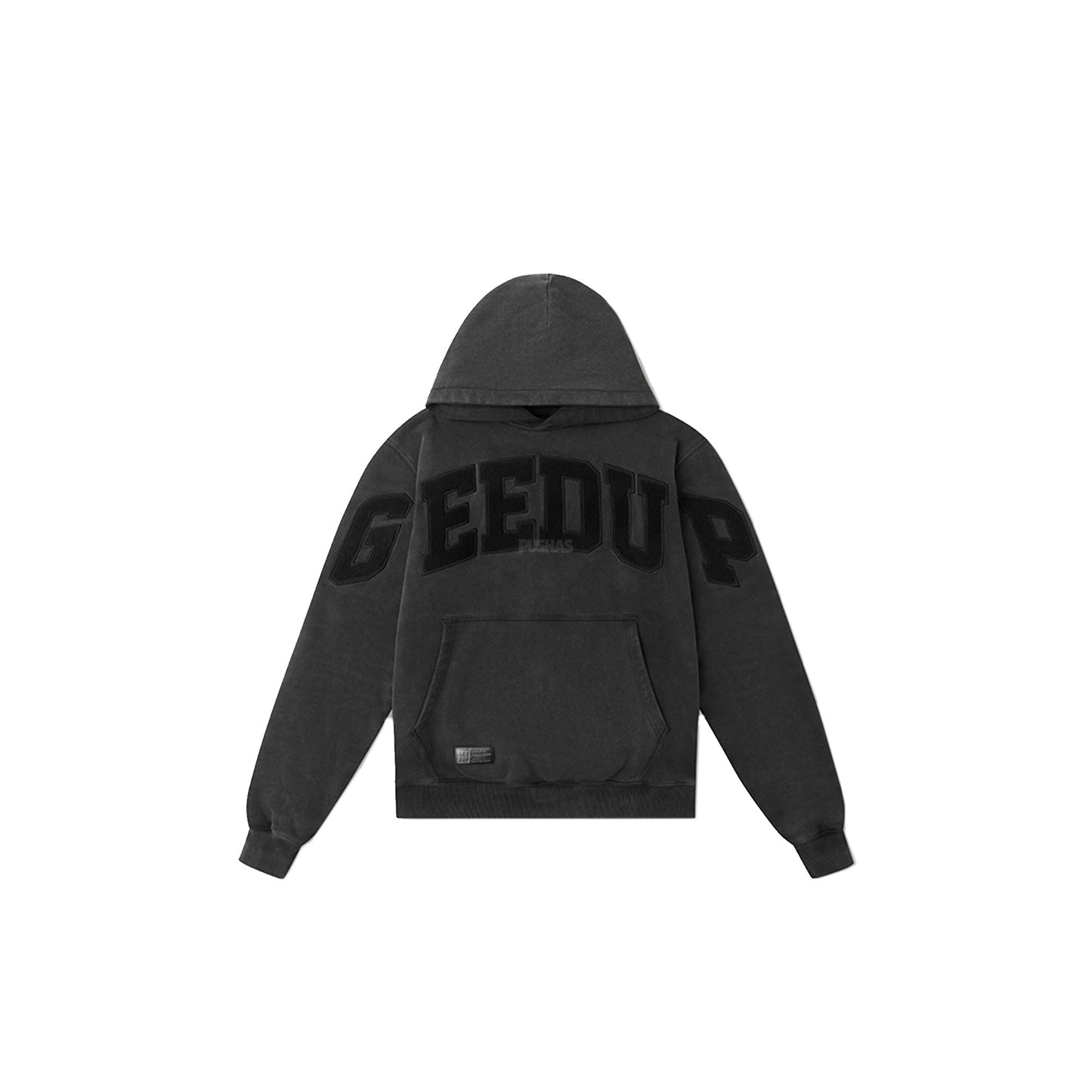 Geedup Team Logo Hoodie 'Vintage Washed Black' (2024)