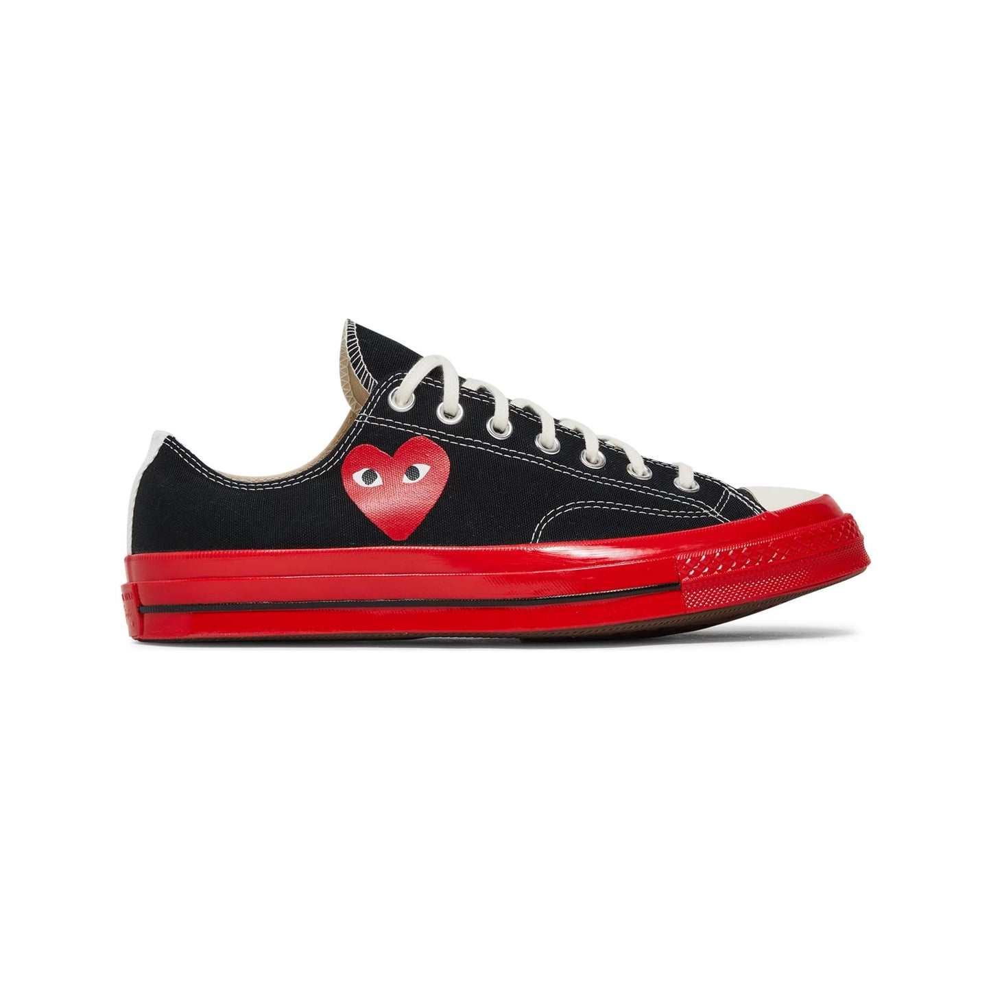 Converse Chuck Taylor All Star 70 Ox Comme des Garcons PLAY 'Black Red Midsole' (2022)