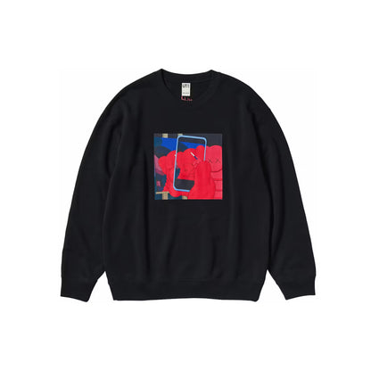 KAWS x Uniqlo Warhol Graphic 476119 Sweatshirt 'Black' (2024)