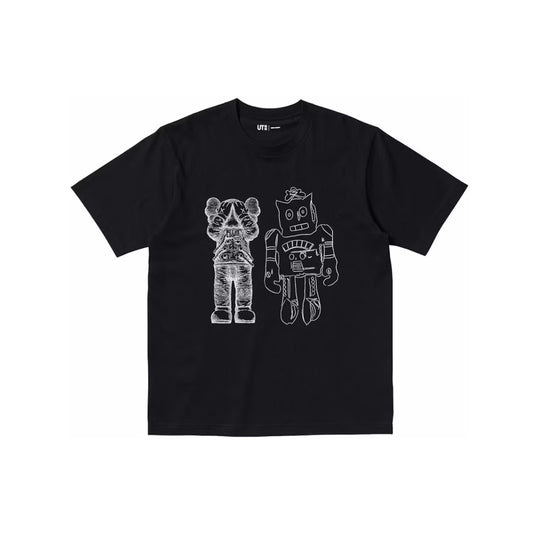 KAWS x Uniqlo Warhol UT Graphic 476351 T-shirt 'Black' (2024)