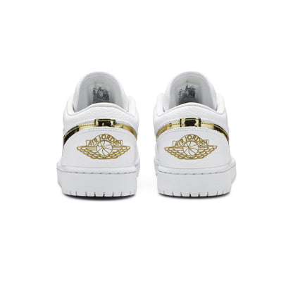 Air Jordan 1 Low 'White Metallic Gold' Women's (2020)