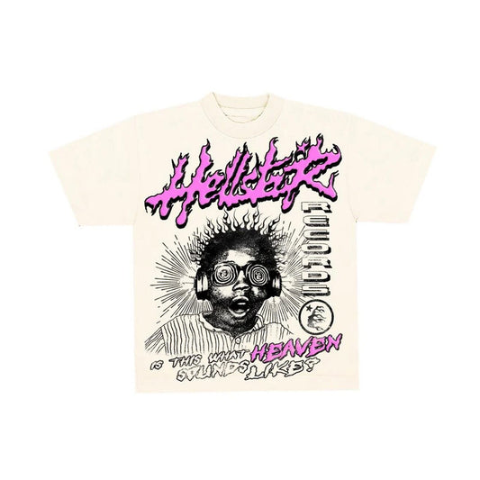 HELLSTAR Sounds Like Heaven Tee 'Off White'