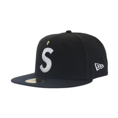 Supreme Gold Cross S Logo New Era Fitted Hat 'Black' (2024)