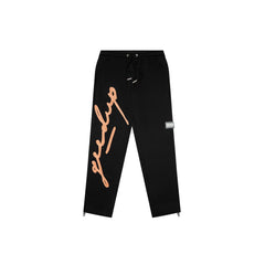 Geedup Signature Trackpants 'Black / Peach' (2024)