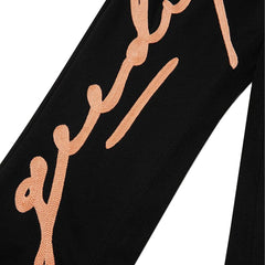 Geedup Signature Trackpants 'Black / Peach' (2024)