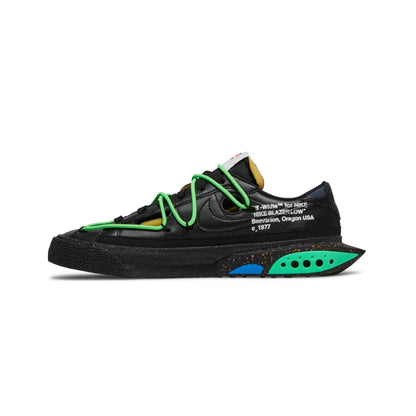 Blazer Low x Off-White 'Black Electro Green' (2022)