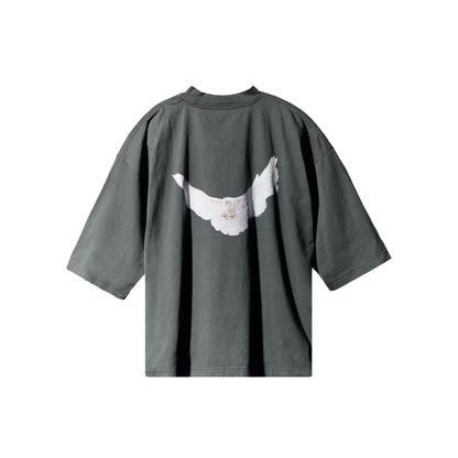 Yeezy Gap Engineered by Balenciaga Dove 3/4 Sleeve Tee 'Dark Green'