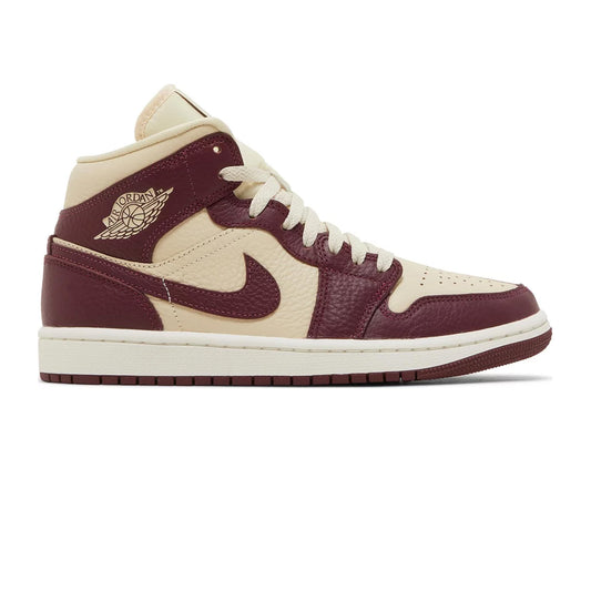 Air Jordan 1 Mid SE 'Split Beach Cherrywood Red' Women's (2022)