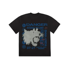 Travis Scott Cactus Jack For Fragment Danger Tee 'Washed Black' (2021)