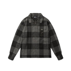 Geedup Play For Keeps Flannel Jacket 'Black/Grey' (2024)