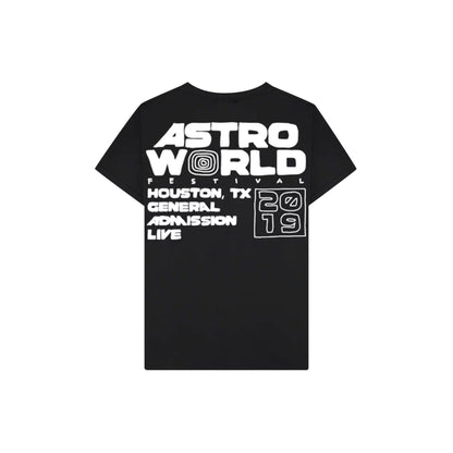 Travis Scott Astrofest Staff Tee 'Black' (2019)