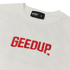 Geedup Always Neighbourhood Crewneck 'White / Red' (2024)