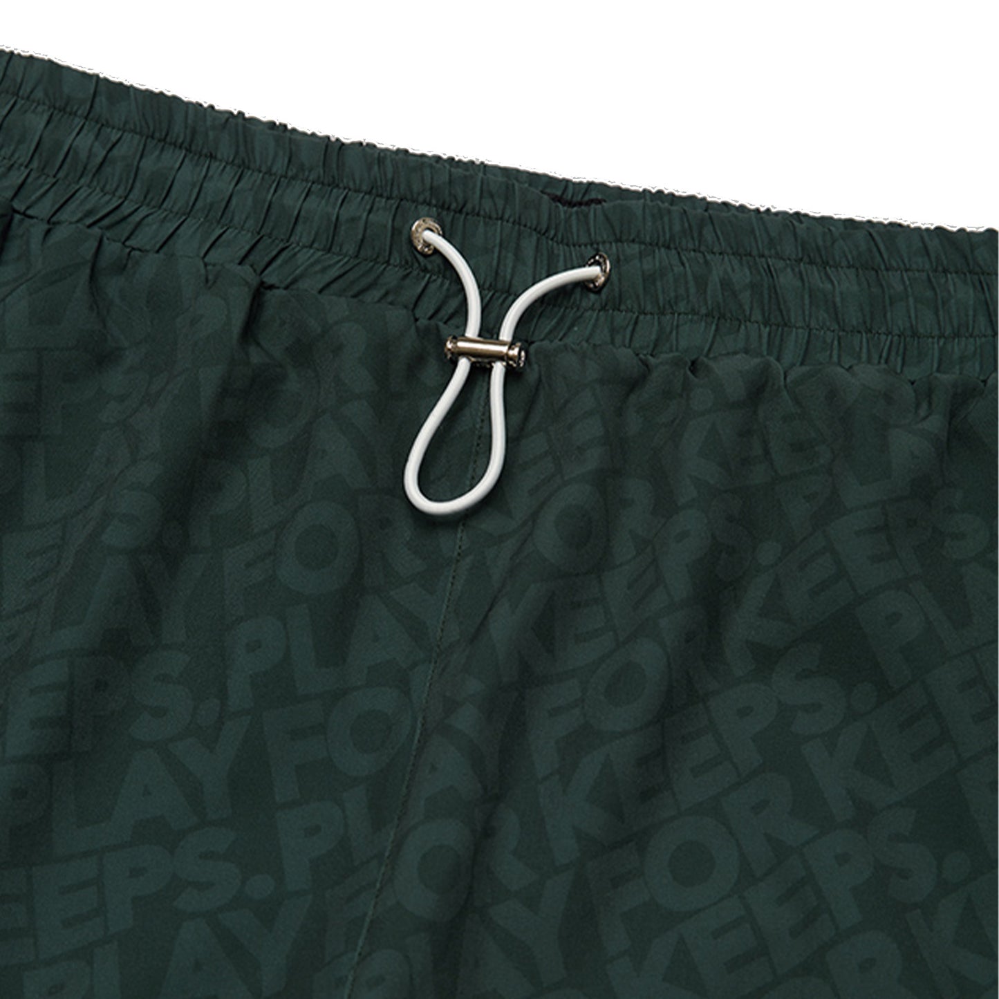 Geedup Handstyle / Play For Keeps Monogram Swim Shorts 'Forest Green / White' (2024)