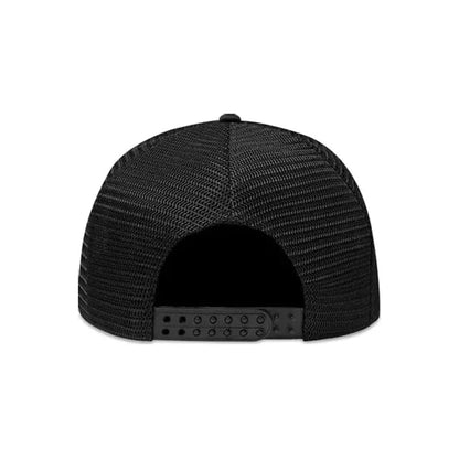 Corteiz Alcatraz Premium Puff Print Trucker Hat 'Black / Black'