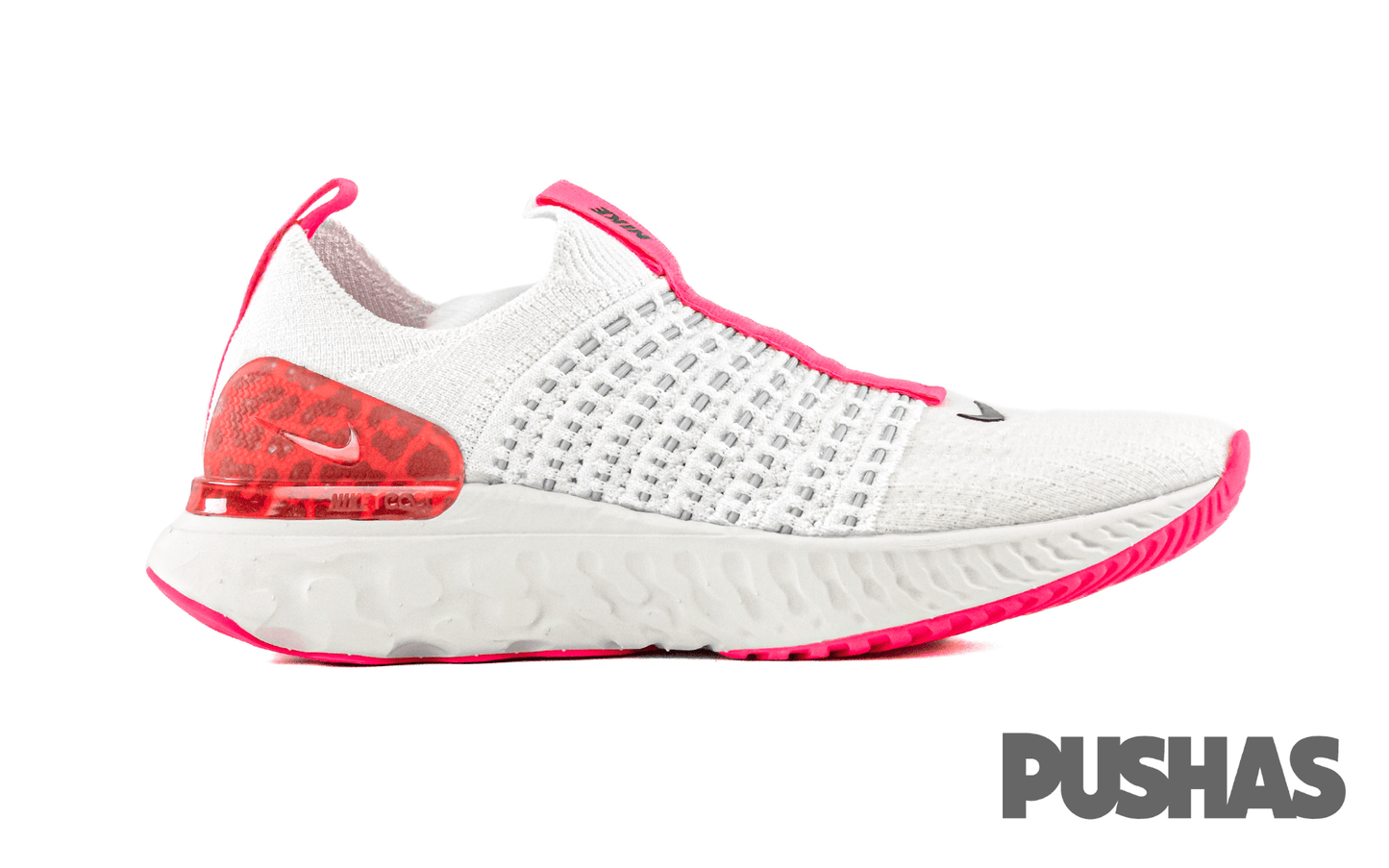 React Phantom Run Flyknit 2 'Platinum Tint Hyper Pink' Women's (2021)