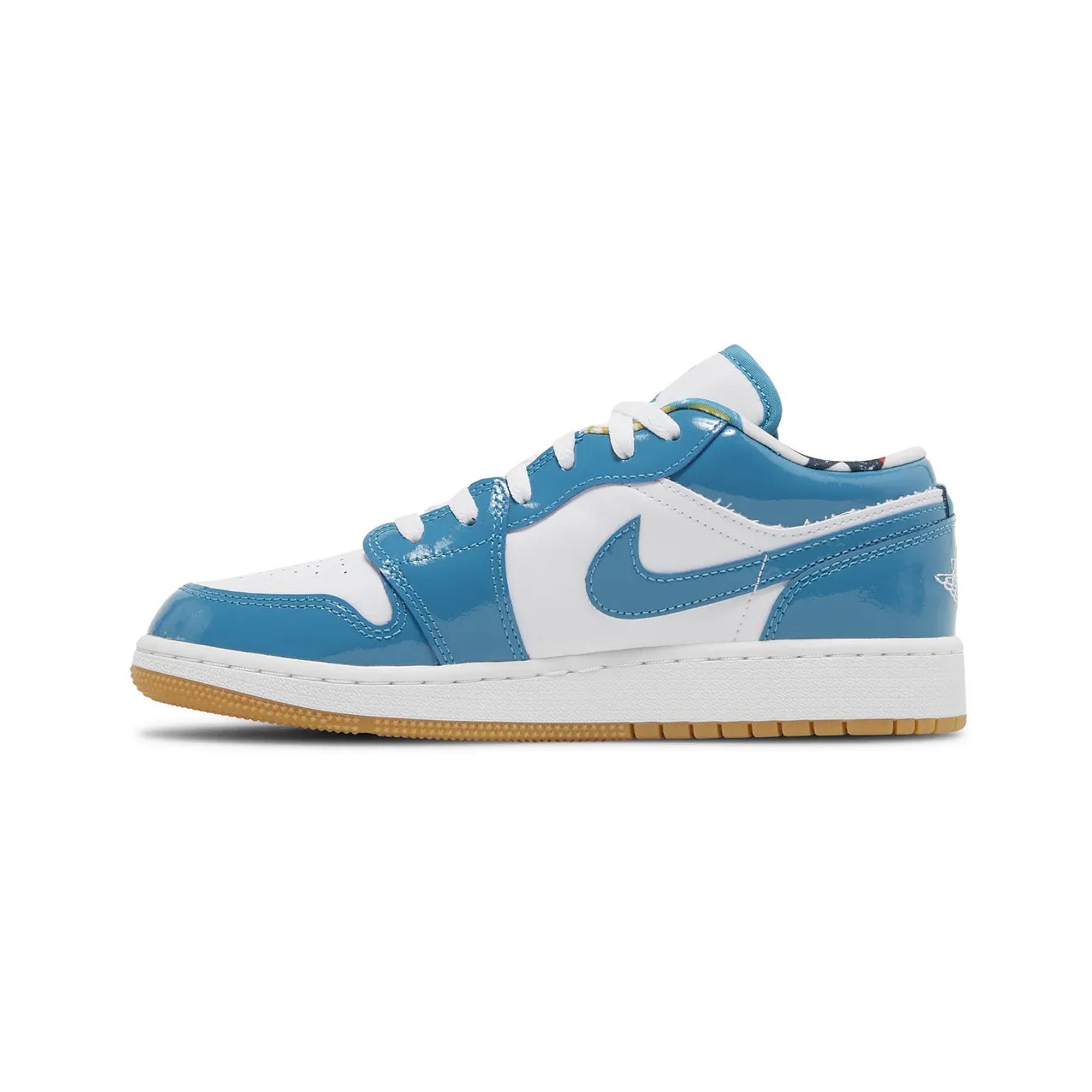 Air-Jordan-1-Low-‘Barcelona’-GS-side-2