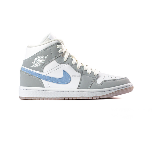 Air-Jordan-1-Mid-Grey-Blue-Wolf-Grey-Womens