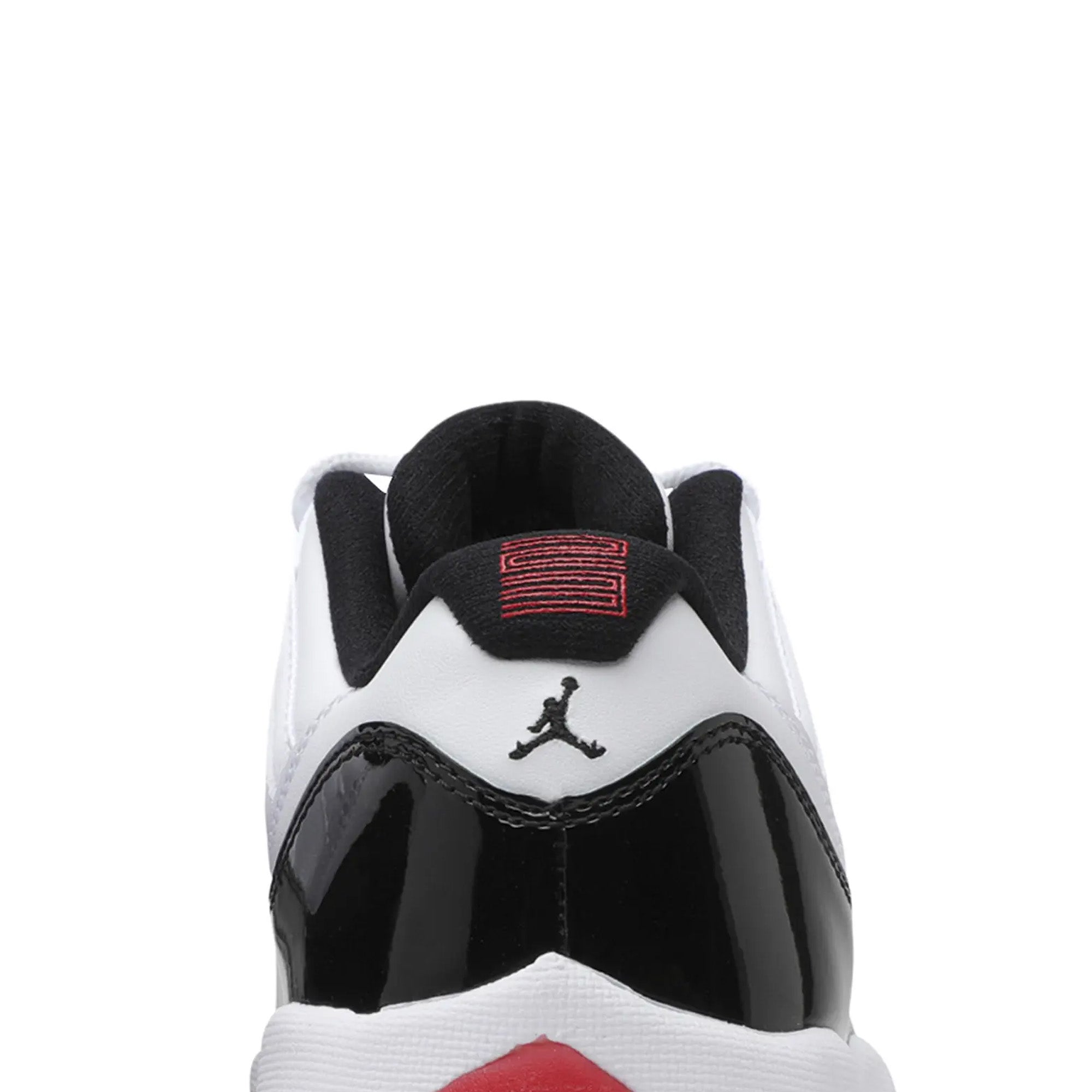 Air-Jordan-11-Retro-Low-‘Concord-Bred’-GS-(2023)-back-close-up