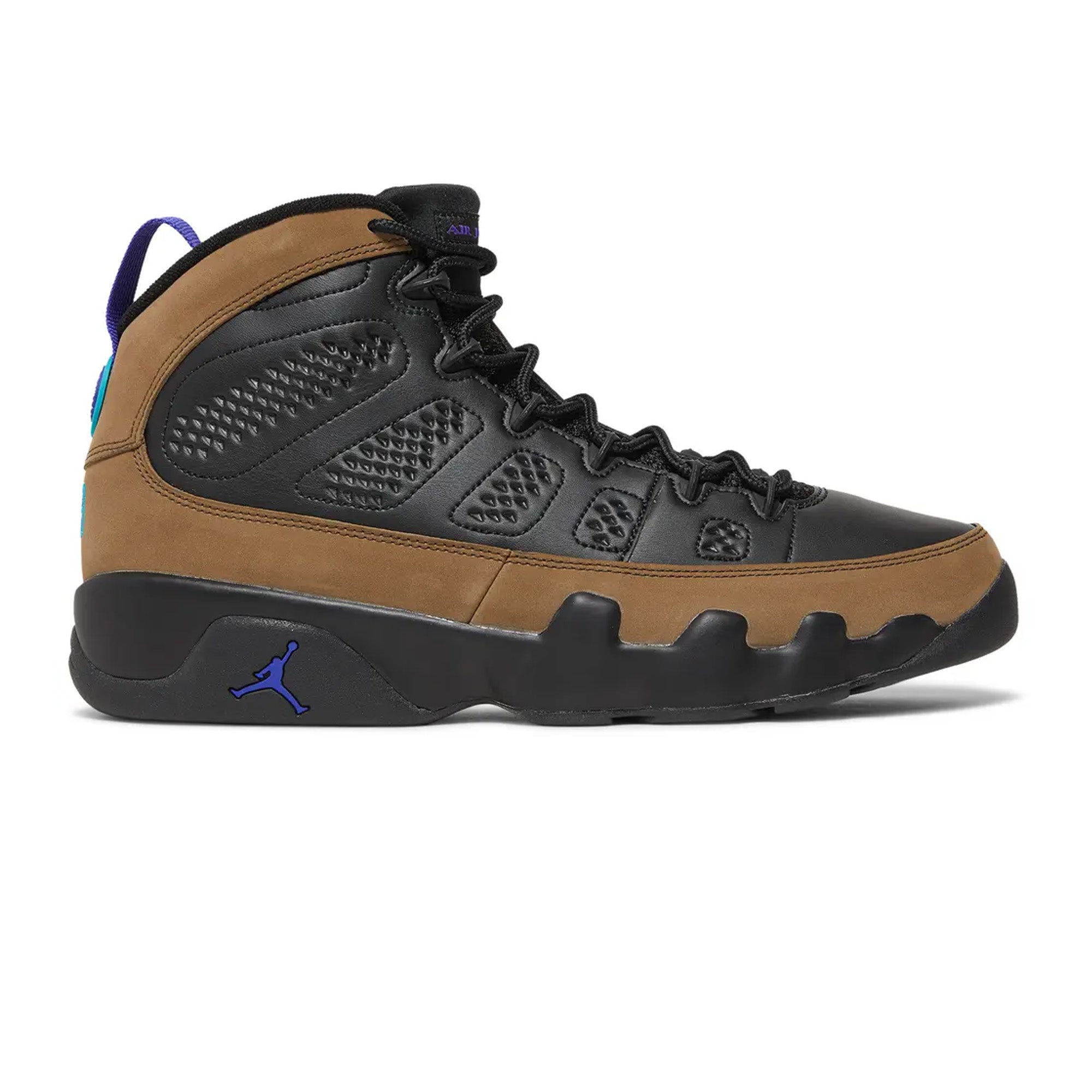 Air-Jordan-9-Retro-‘Light-Olive-Concord’-(2023)-side