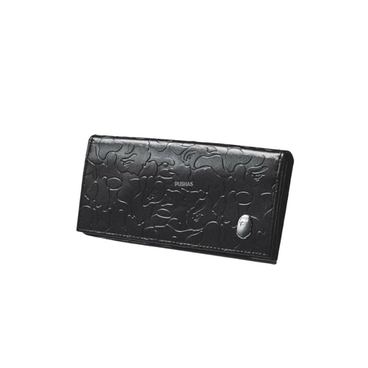 BAPE-Magazine-Exclusive-Black-Emboss-Long-wallet