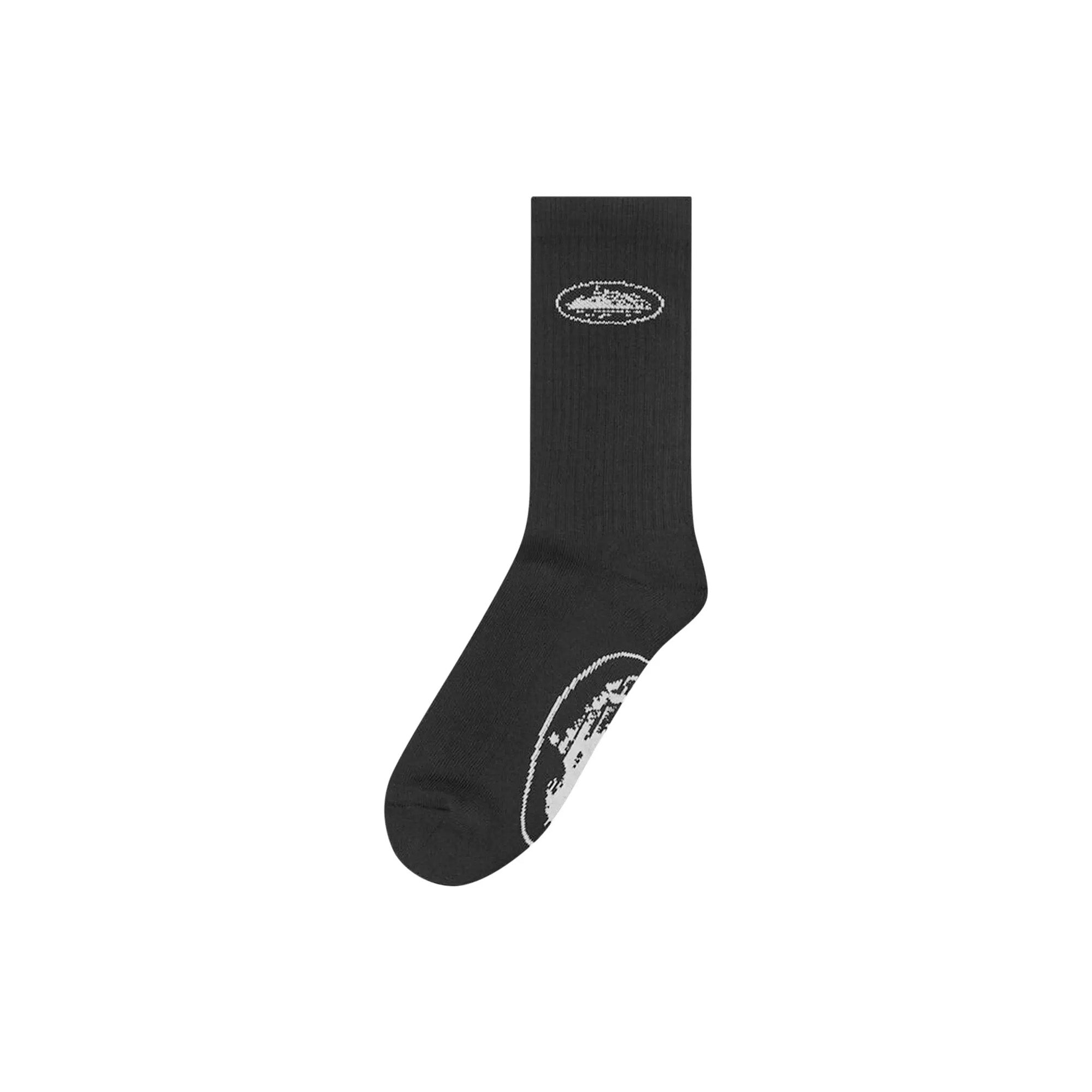 Corteiz-Alcatraz-Socks-(2-Pack)-‘Black’-(2023)