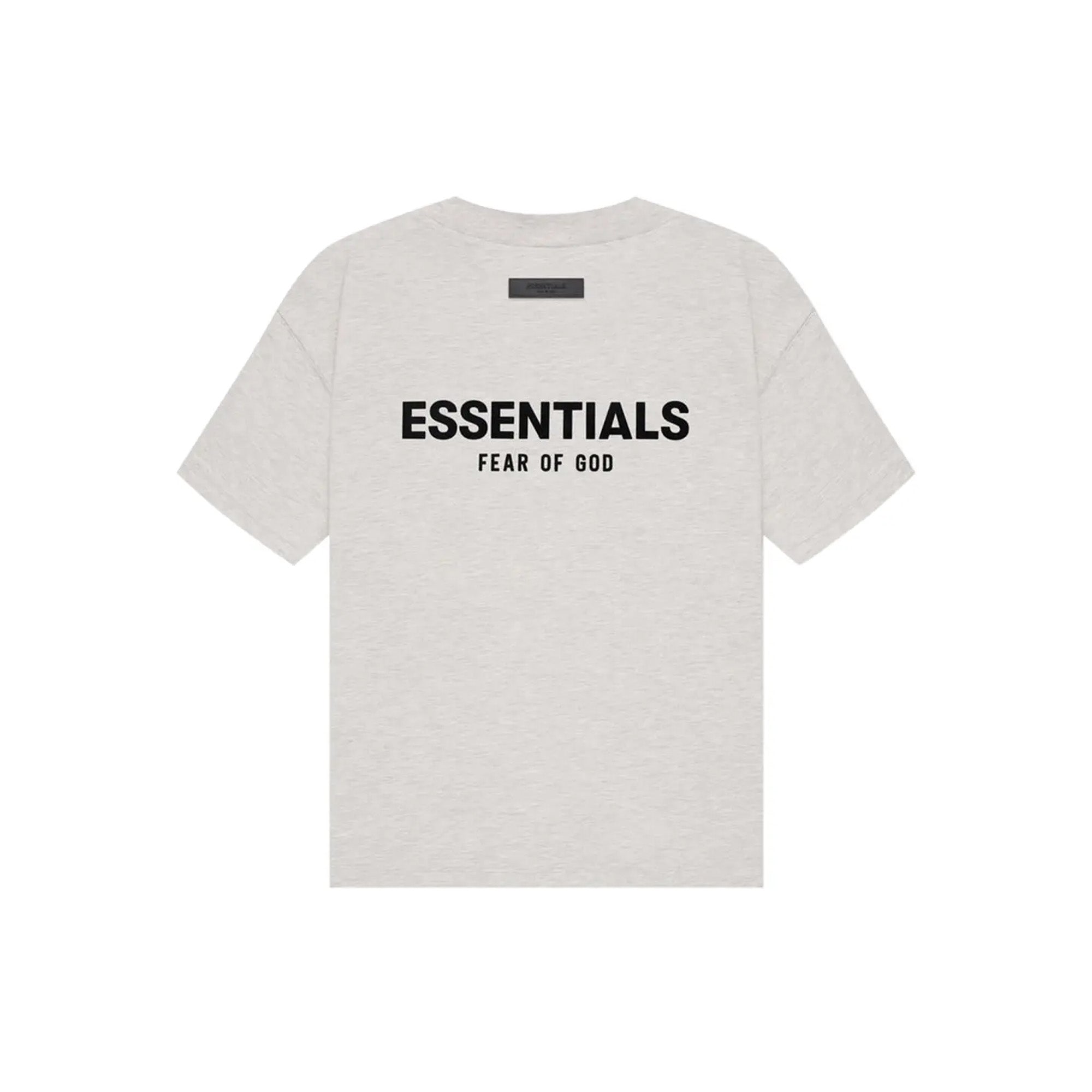 Essentials-T-Shirt-'Light-Oatmeal'-(SS22)-back