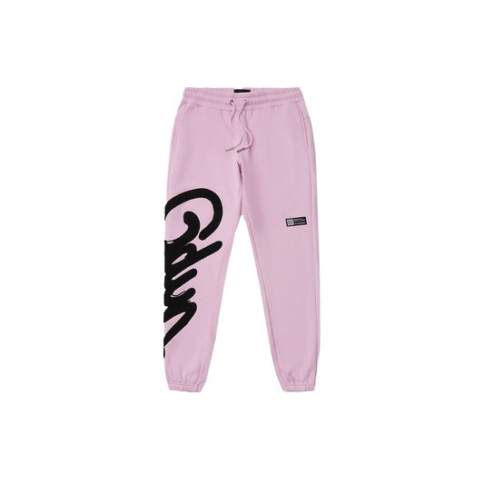 Geedup-Handstyle-Logo-Trackpants-Lavender/Black-front-2